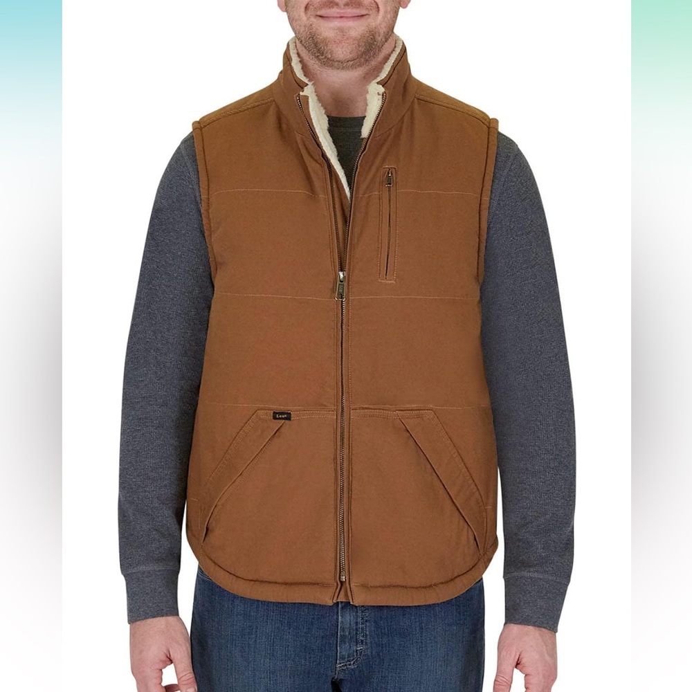 Lee Men's Workwear Canvas Vest Size XL